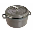 Staub Cocotte rund 26 mit Dampfgareinsatz in mehreren Farben
