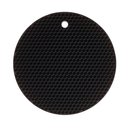 Cookline Topflappen Topfuntersetzer rund Schwarz