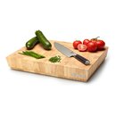 Continenta Holzblock Schneidbrett 40  x 30 x 7,3 cm