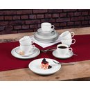Seltmann Weiden Lido Black Line Kaffeeservice 20 tlg.