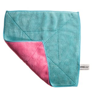 Cookline Microfasertuch 30x30cm Türkis/Pink