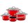 Silit Kochgeschirr-Set Passion red 4 tlg. Stielkasserolle