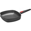 Woll nowo Titanium Induction Gusspfanne eckig 6,5 cm hoch mit Sicherheitsdeckel 28 cm und Wender