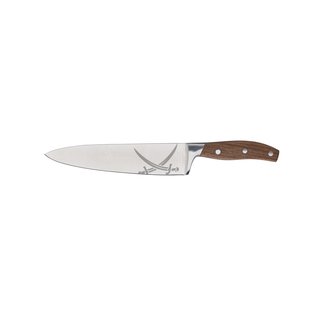 Rösle Sansibar Kochmesser mit Walnussgriff 20