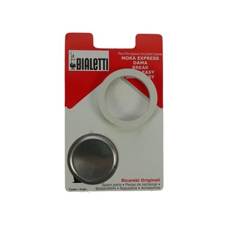 Bialetti Gummidichtung + Filter Espressokocher Moka Express