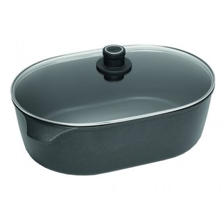 Woll Nowo Titanium Induction Gussbräter oval 12 cm hoch 40 x 27 cm