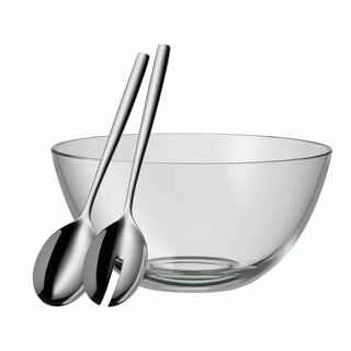 WMF Salat Set Taverno 3 tlg. Salatbesteck mit Salatschüssel