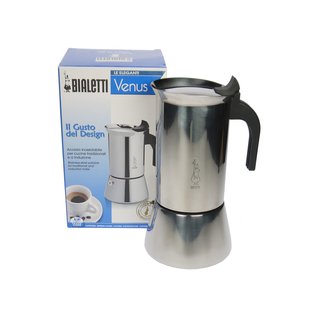 Bialetti Espressokocher Venus Edelstahl verschiedene Größen