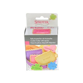 Städter Brigitte Keksausstecher-Set Buchstaben und Zahlen
